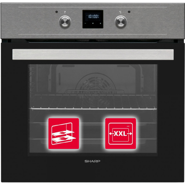Sharp K-60 DX 19 AM0-EU Einbaubackofen Sharp K-60 DX 19 AM0-EU Einbaubackofen